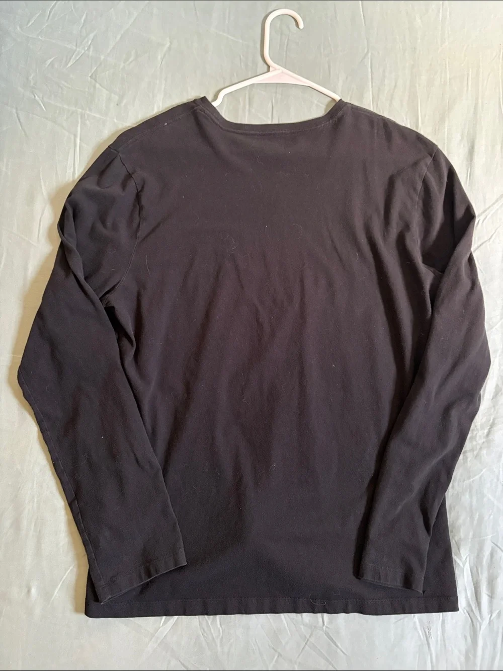 Banana Republic Black Long Sleeve Crewneck Tee